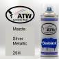Preview: Mazda, Silver Metallic, 25H: 400ml Sprühdose, von ATW Autoteile West.